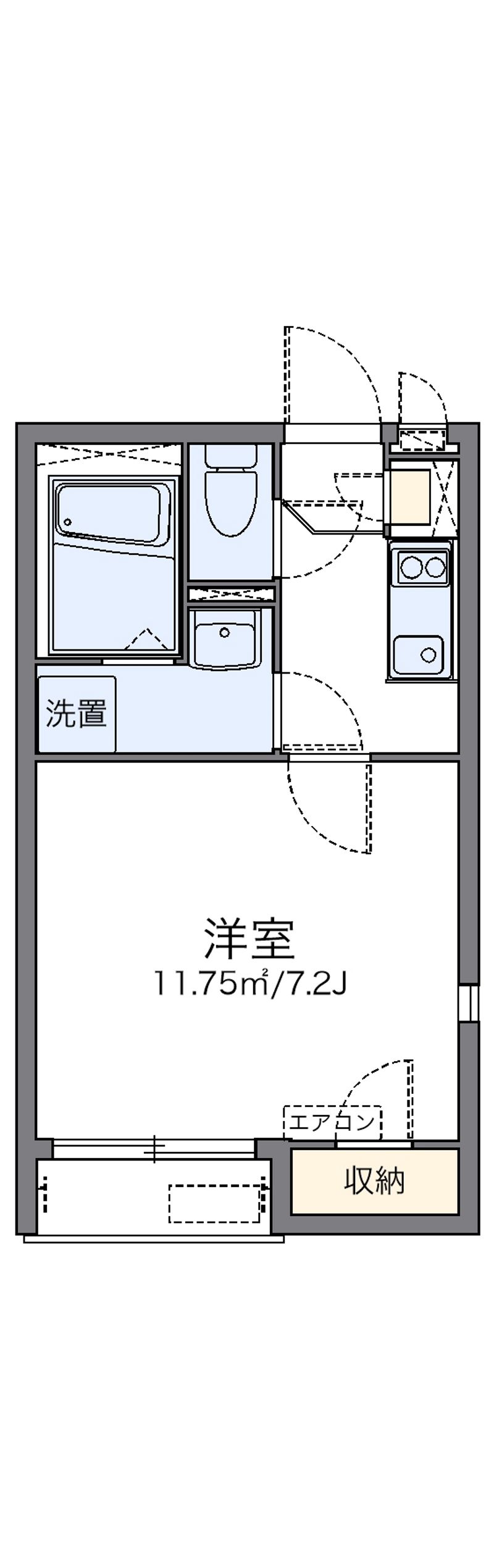 レオネクストコンフォート下祇園 間取図