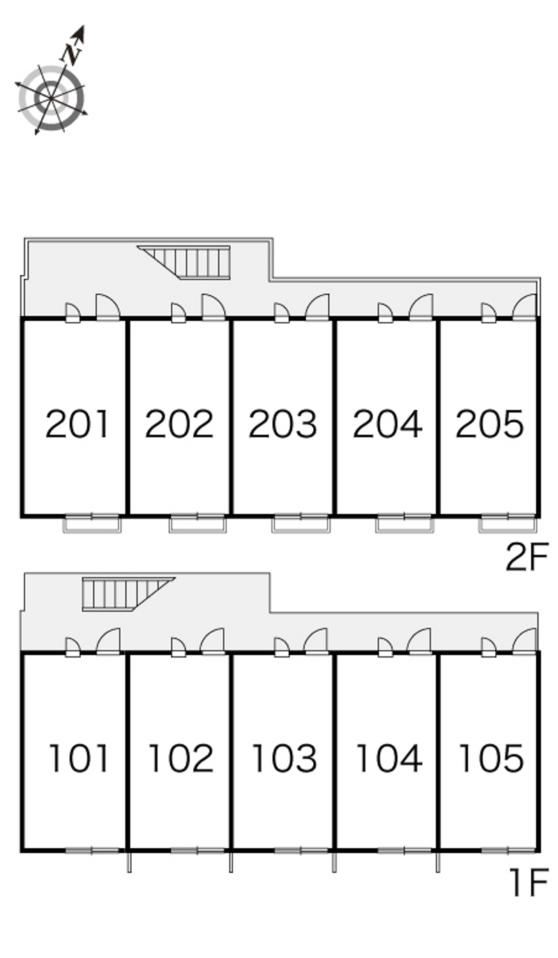レオパレスシャルマン 間取り配置図