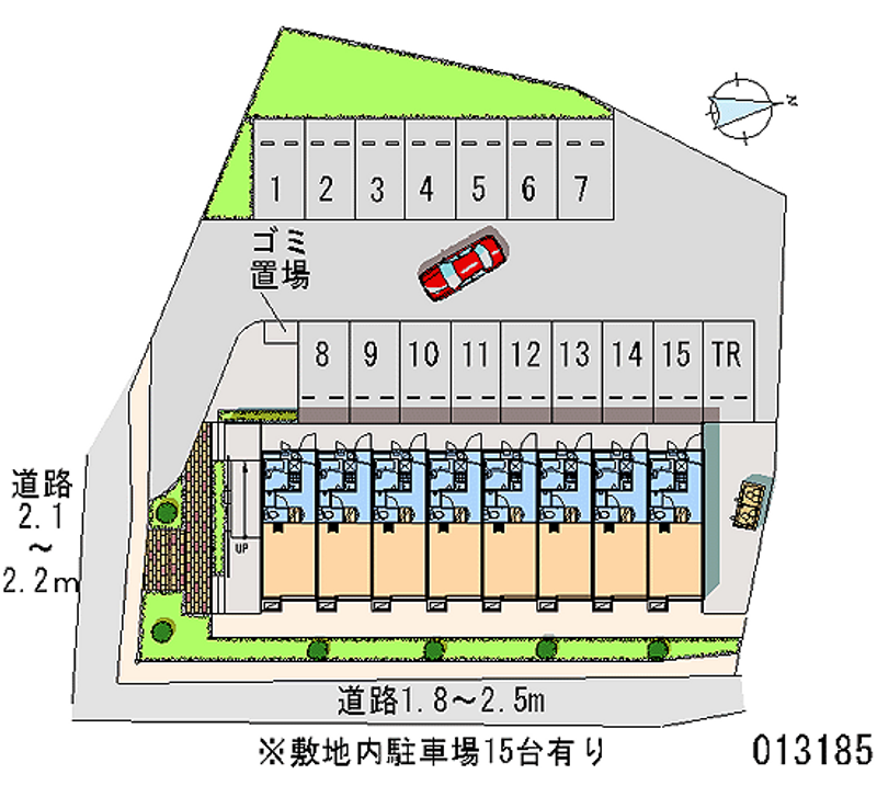 レオパレスパーク岩崎 月極駐車場