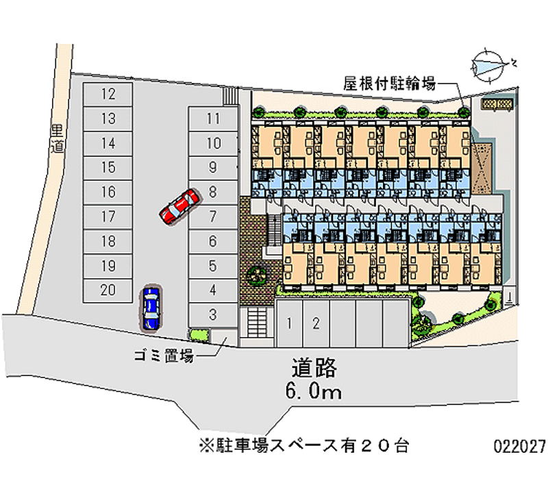 レオパレス唐崎ヶ丘 月極駐車場