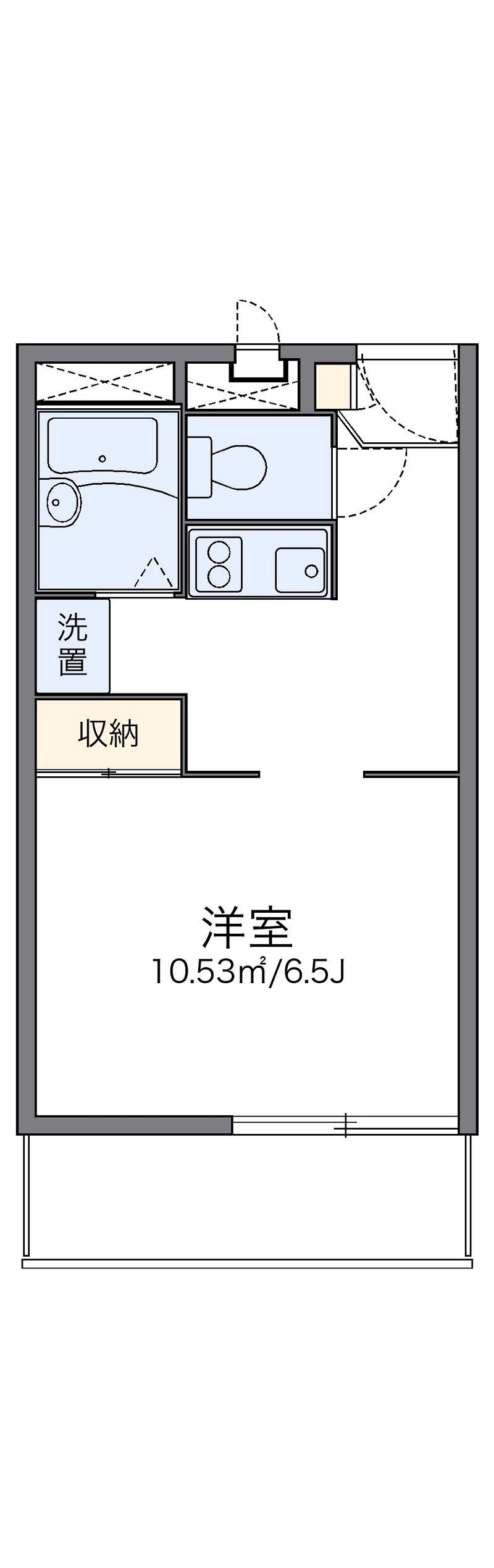 レオパレスサン・マックⅡ 間取図