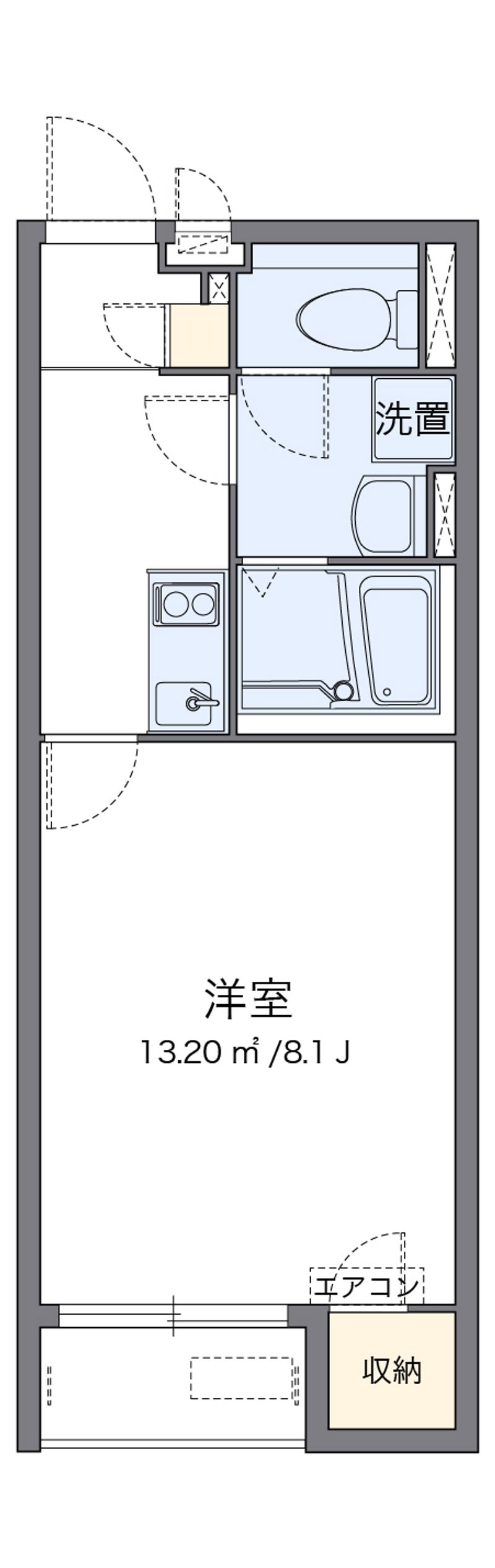 クレイノリバティ菰田Ⅱ 間取図