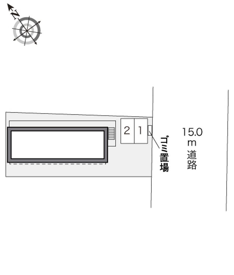 レオパレスかしま 配置図