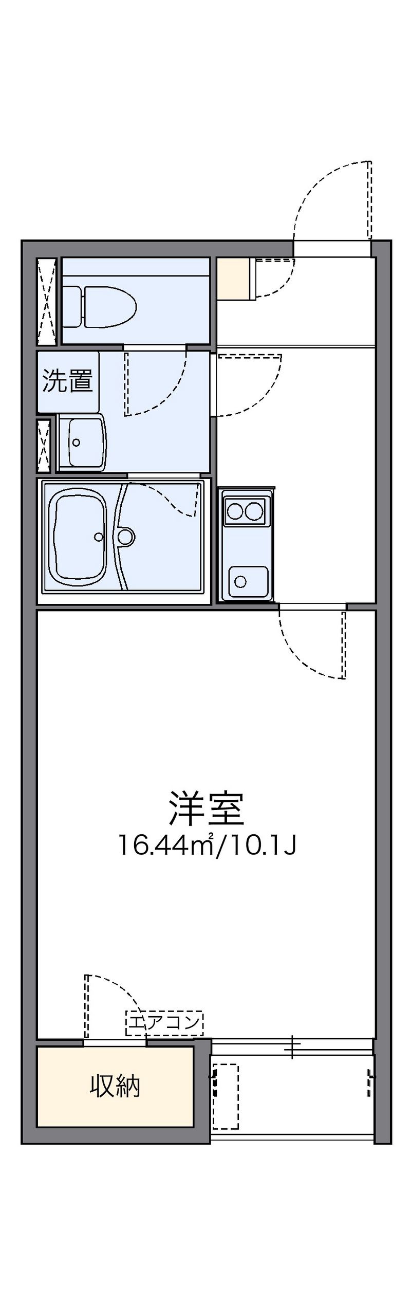 レオネクストグランシャリオ嵐山 間取図