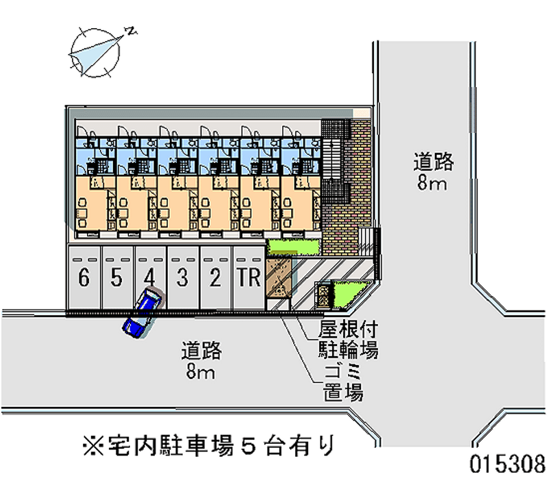 レオパレス西浜田 月極駐車場