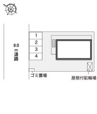 レオパレス岩見沢 配置図
