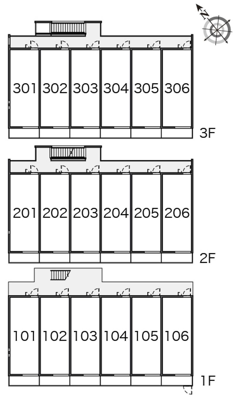 クレイノグラシアス　ワン 間取配置図
