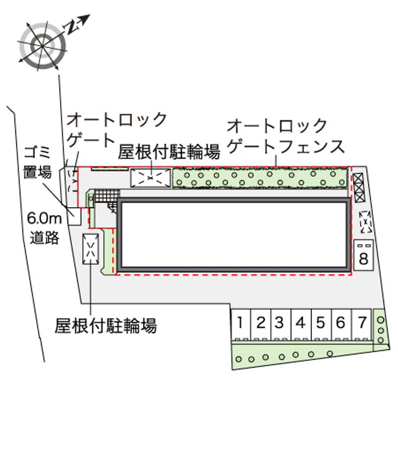レオパレスα 配置図