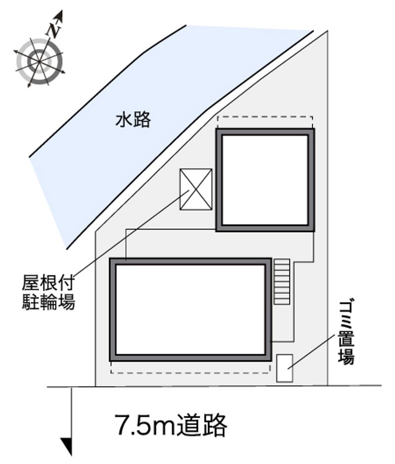 レオパレスドリーム和光 配置図