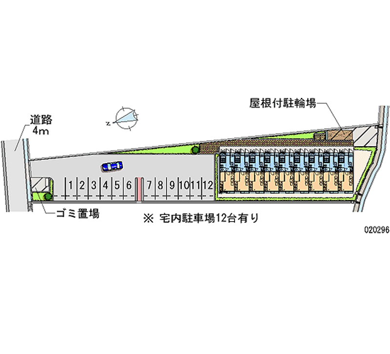 20296 bãi đậu xe hàng tháng