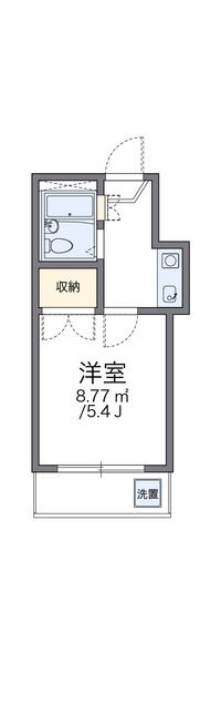 レオパレスＵ２ 間取り図