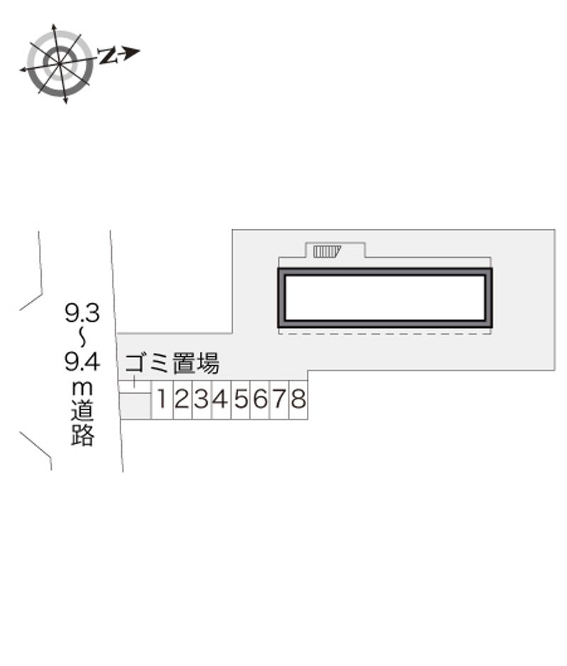 レオパレスさくらブリッサ 配置図