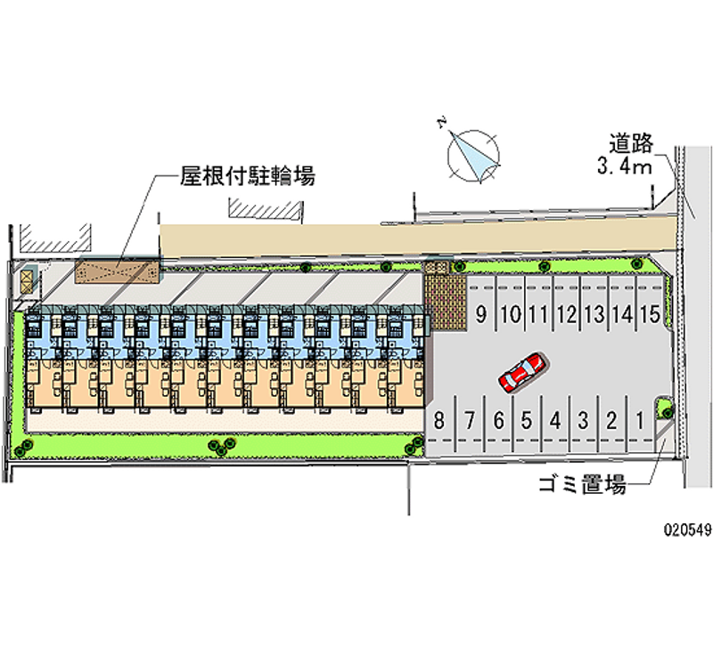 20549月租停車場