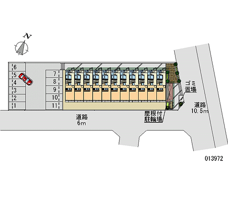 レオパレス大畑 月極駐車場