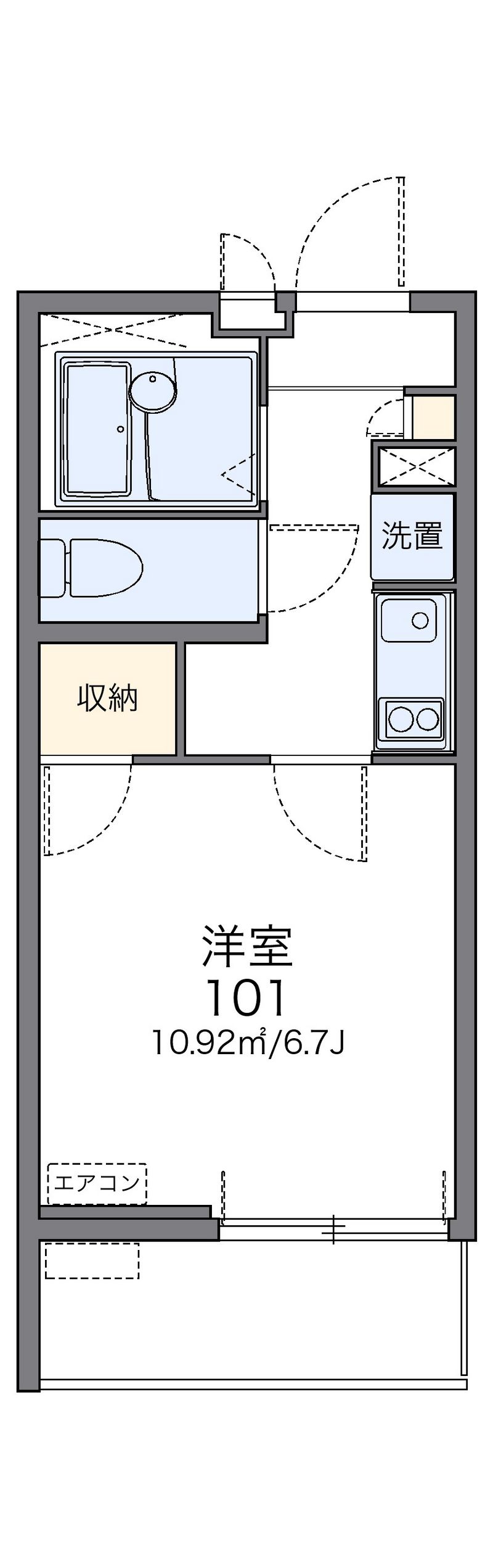 レオネクストエルビエント 間取図