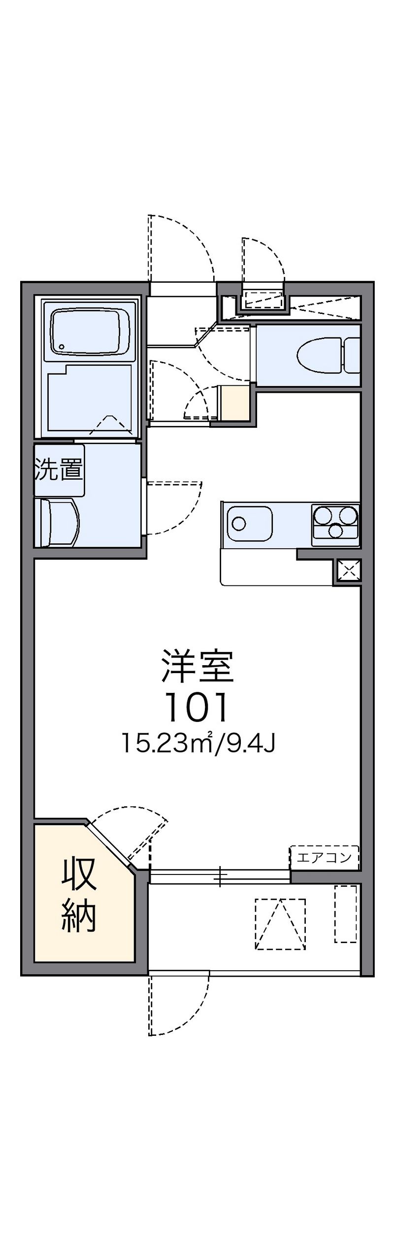 レオネクストエクレール北今市 間取図