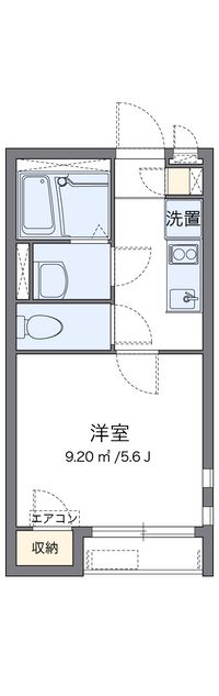 クレイノ市谷台町 間取り図