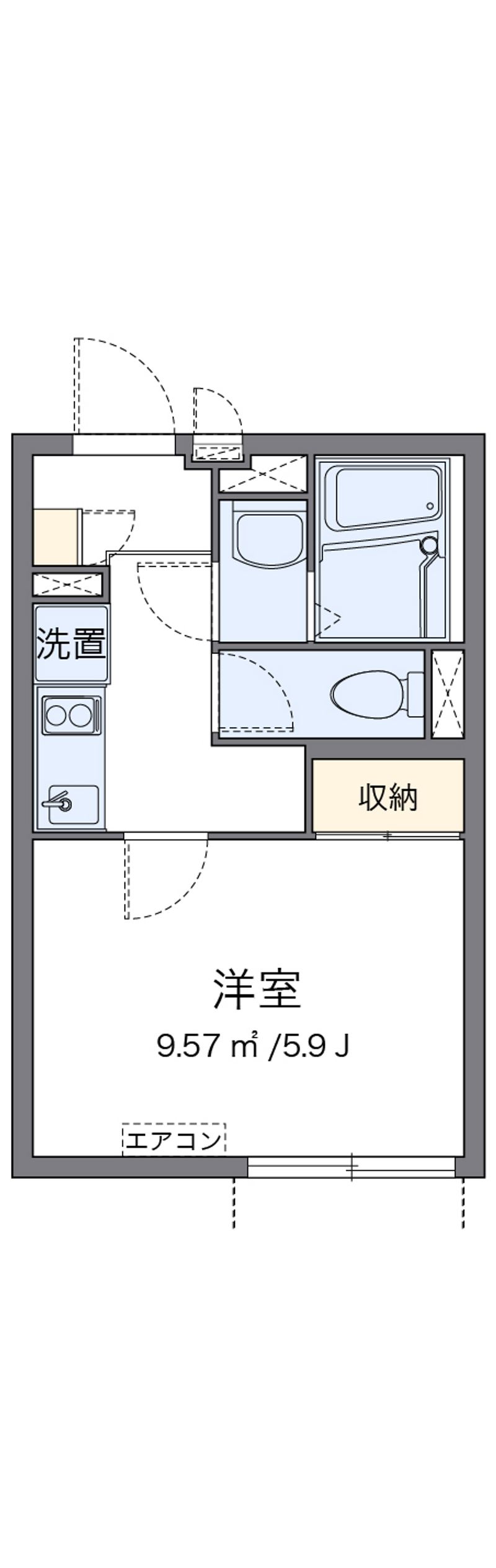 クレイノボヌールⅡ 間取図