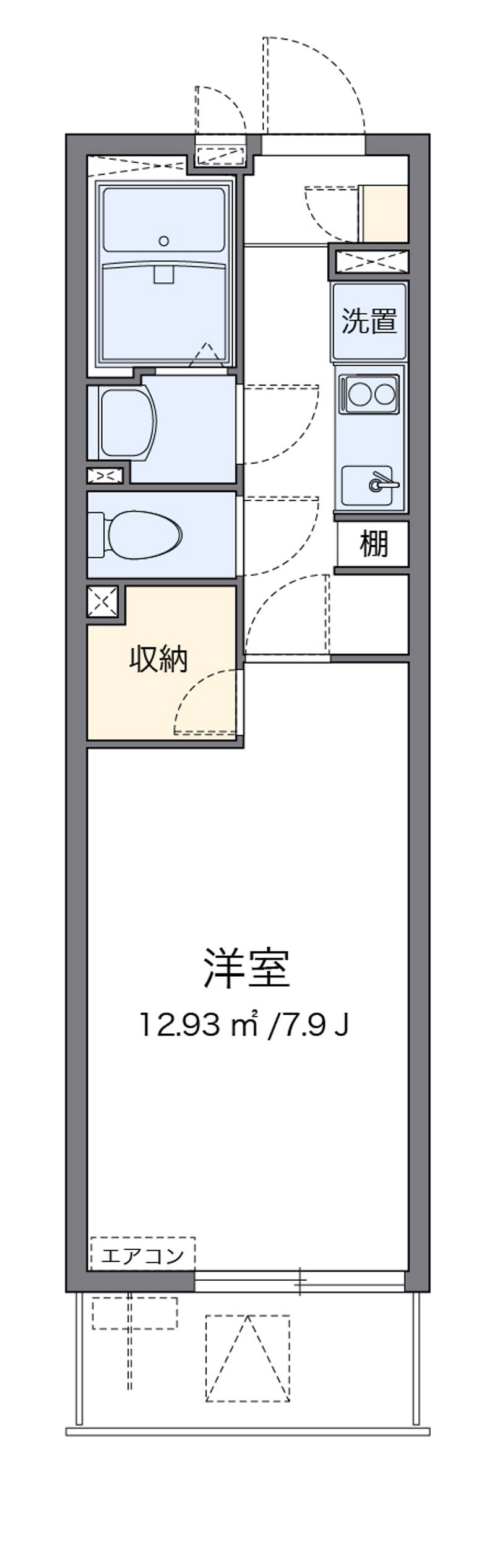 クレイノかもめ 間取図