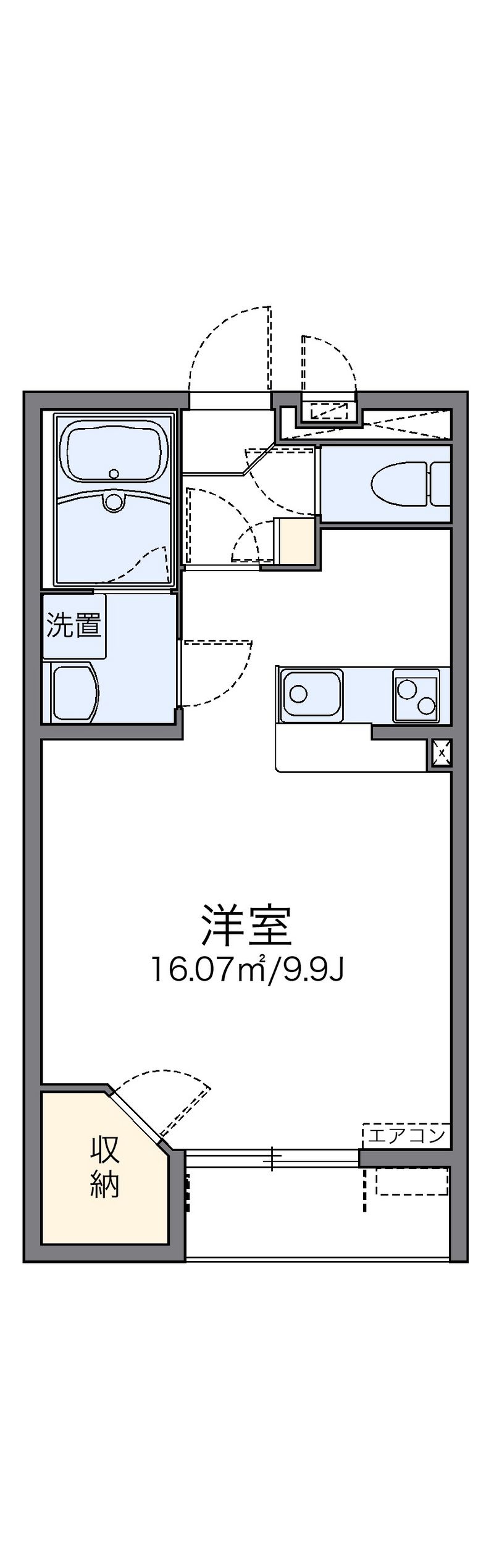 レオネクストフランソワーズ 間取図