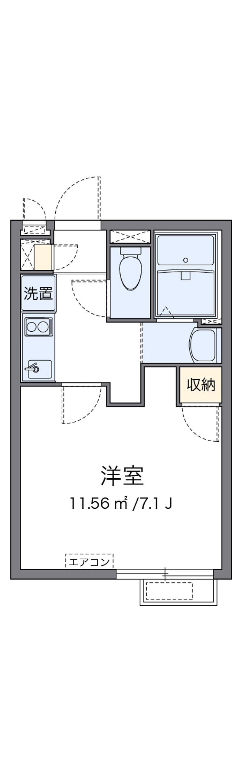 クレイノオーキッド滝野川 間取図