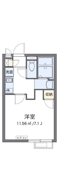 クレイノオーキッド滝野川 間取り図