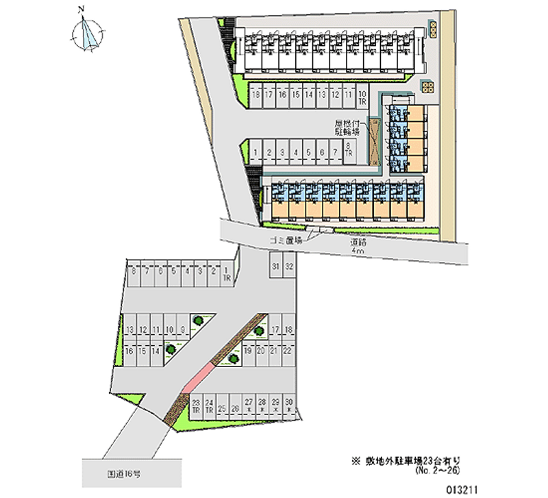 13211 Monthly parking lot