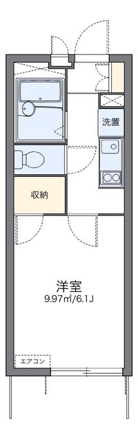 レオパレスＪＮ　Ａ 間取り図