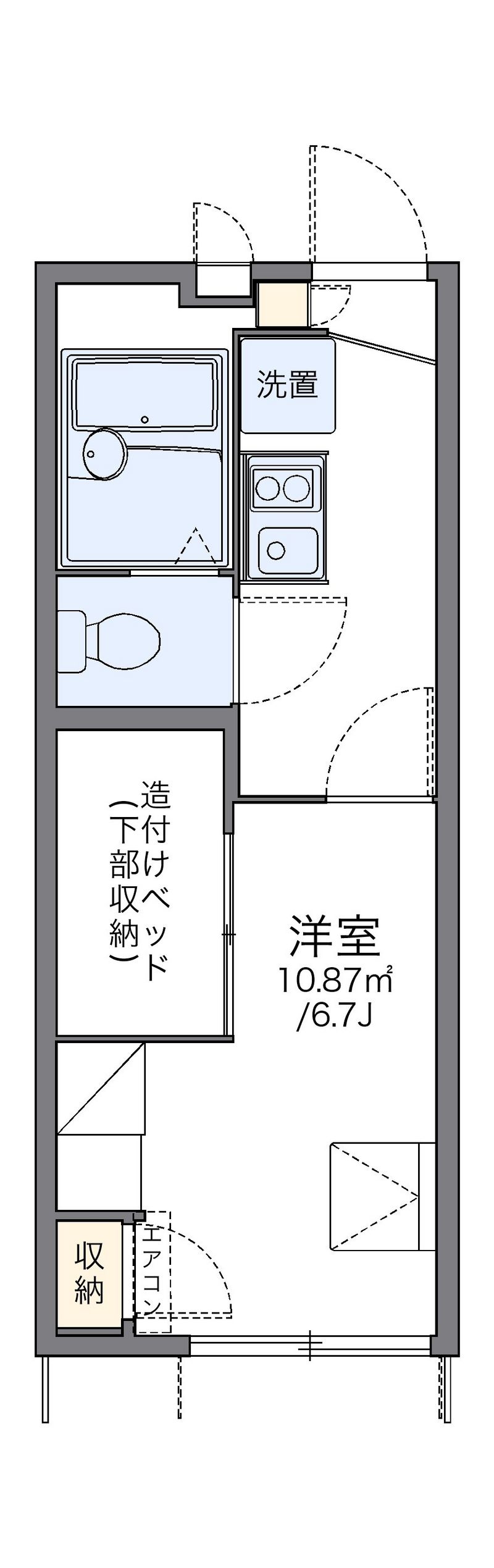leopalace Hoshigaoka B 평면도