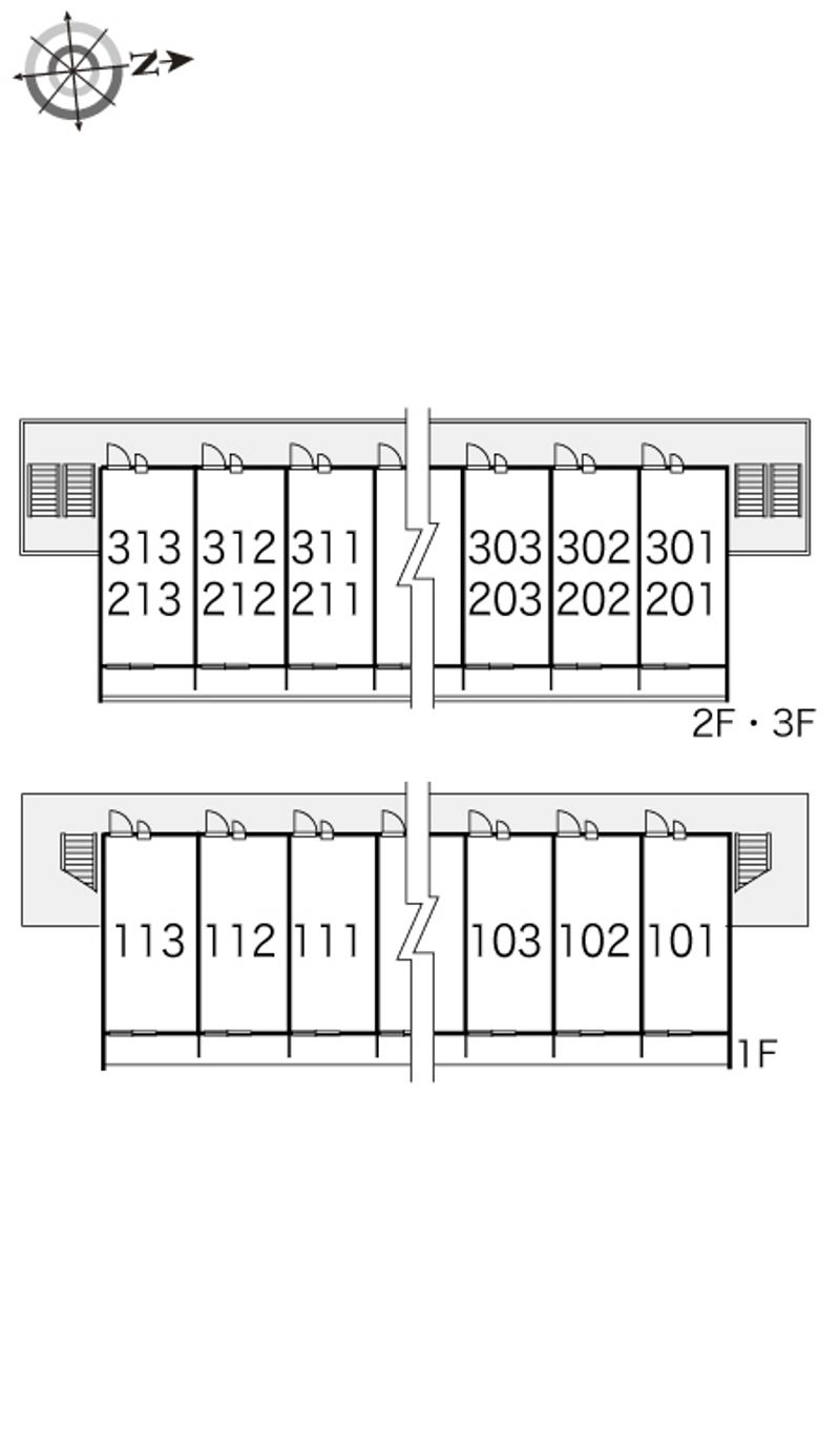 レオパレスグランシャリオ 間取配置図