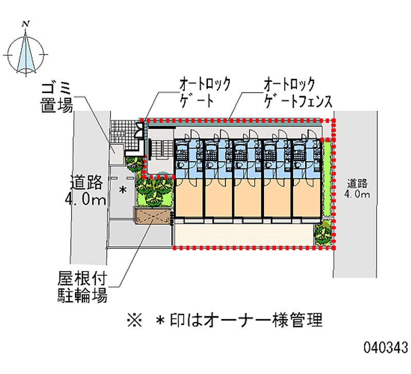 レオパレスＫＯＥＭＯＮ　Ⅱ 区画図