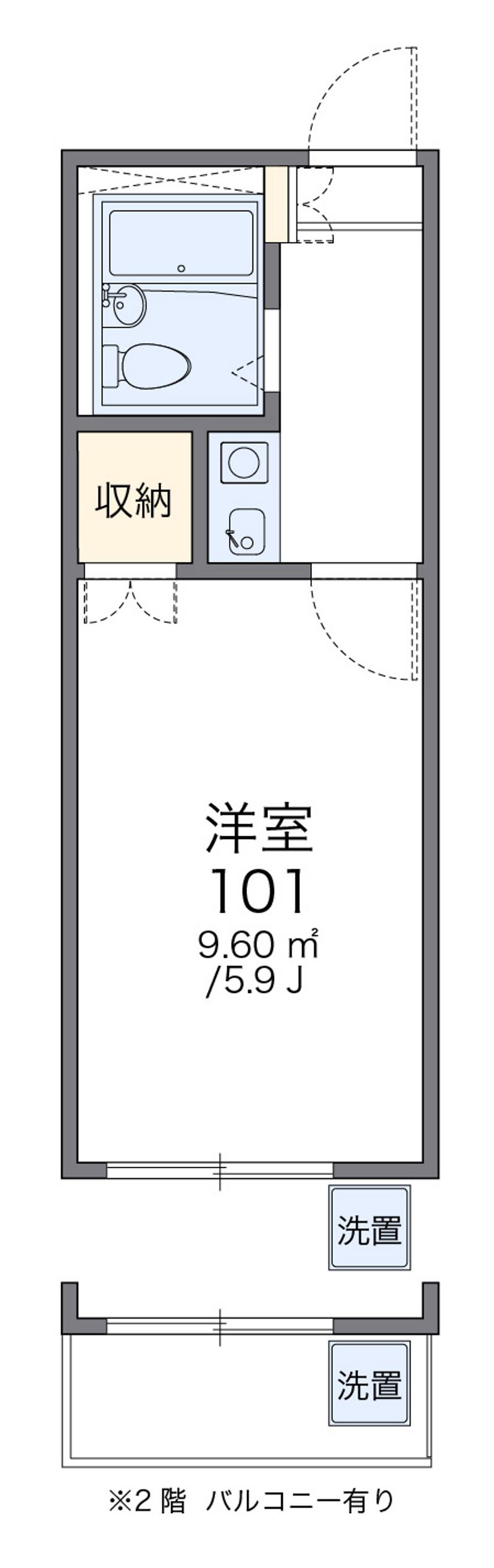 leopalace Excel Ryoke 평면도