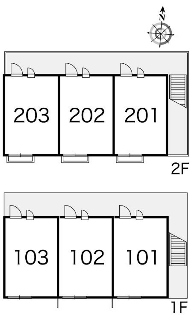 レオパレススズキ 間取配置図