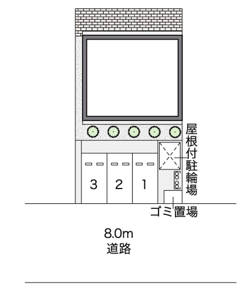 レオネクスト富士見が丘 駐車場