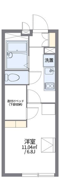 レオパレス新山下 間取り図