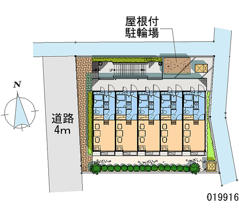 レオパレスプチフローラ 区画図