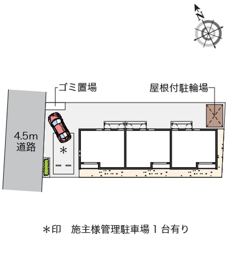 クレイノウエストコート 配置図