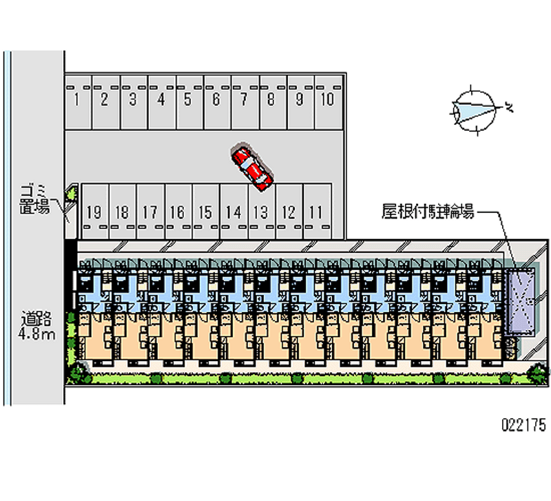 レオパレス椿舘 月極駐車場