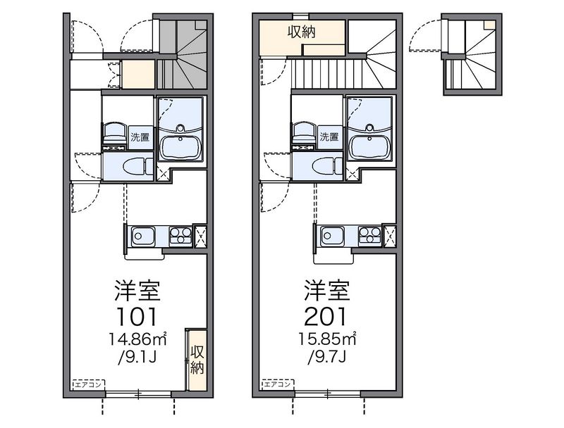 レオネクストセジュールⅣ 間取図