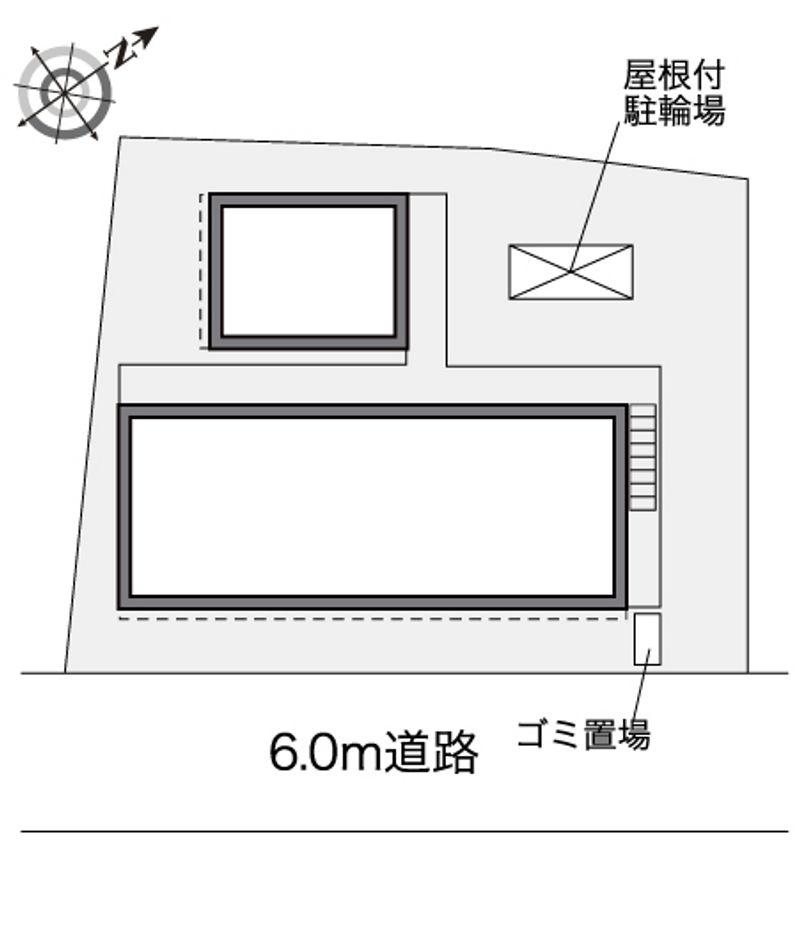 レオパレスステラート堀切Ⅰ 配置図