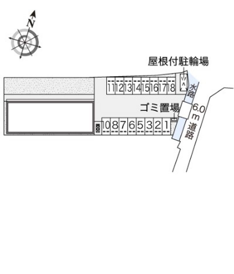 レオネクストガルデン青江 駐車場