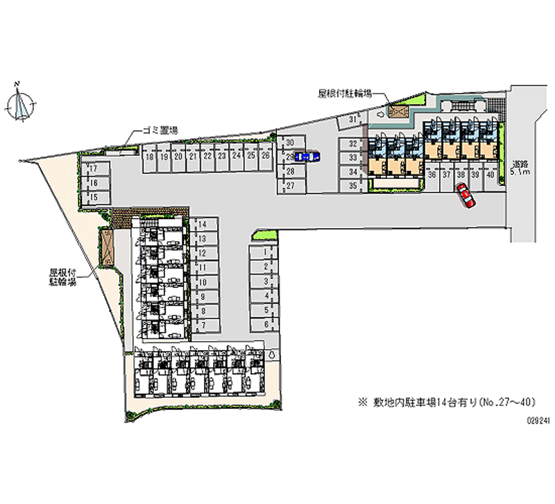 29241月租停车场