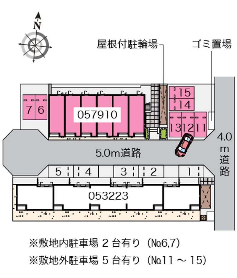 クレイノセンプリス 配置図