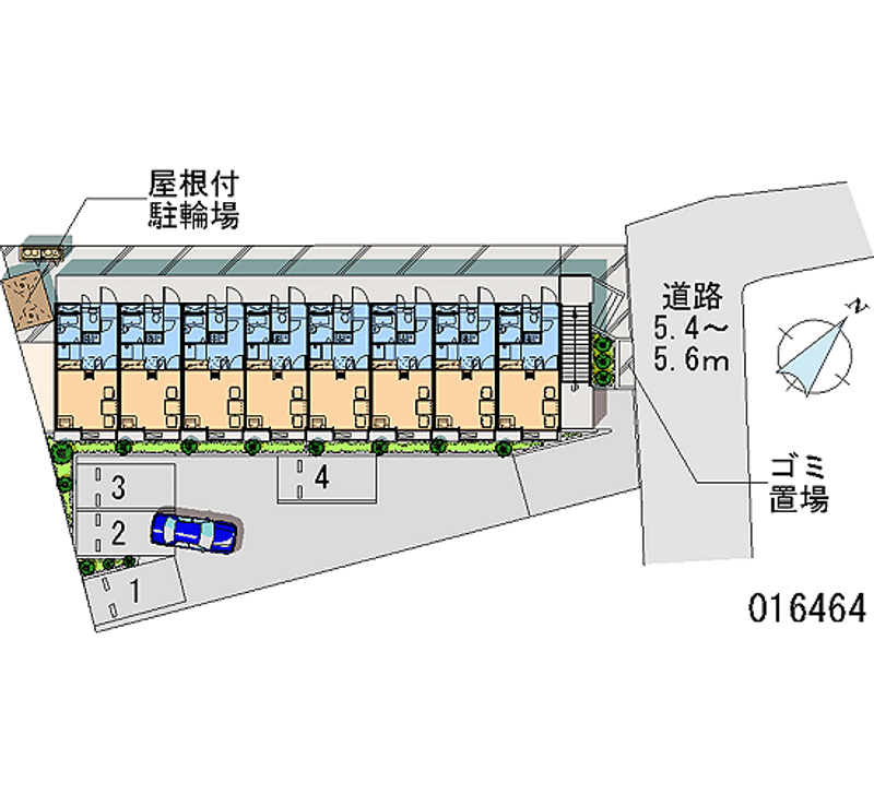 レオパレスＪＵＮＡ鵠沼 月極駐車場