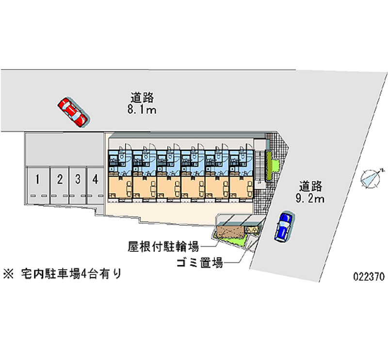 レオパレスＰＡＳＴＯＲＡＬ 月極駐車場