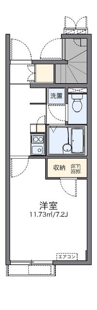 レオパレスＮ　Ｋ　２００８ 間取り図