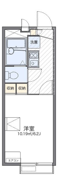 レオパレスロフテージミドリ 間取り図