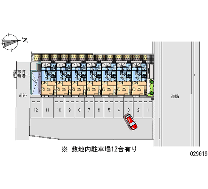 レオパレス西松江城 月極駐車場