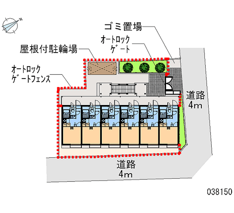 レオパレスアマランサス 区画図