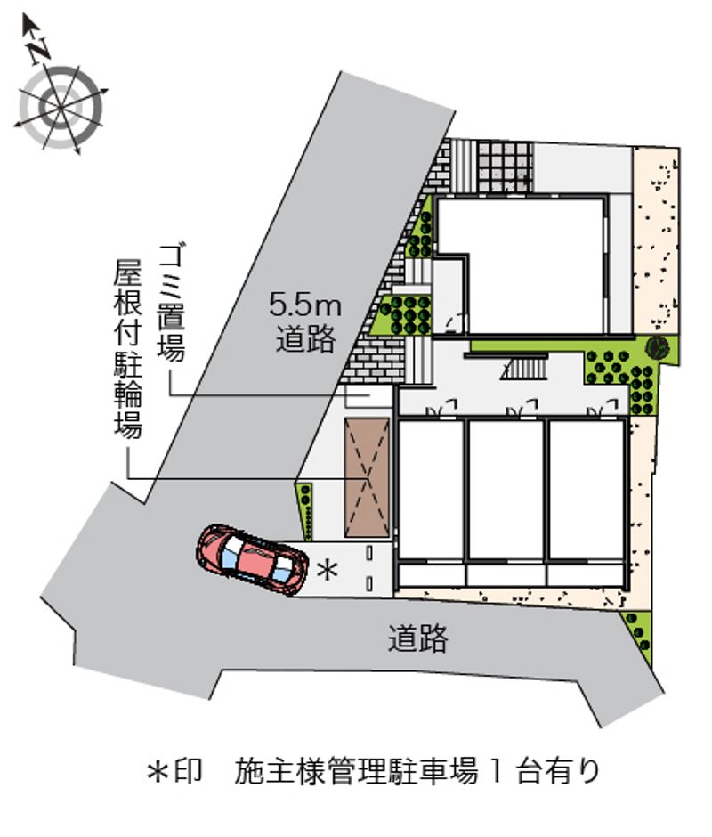 クレイノ荒川 配置図